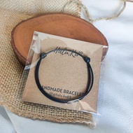 Plain rope Galang Black bracelet/