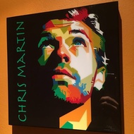 Coldplay Chris Martin : Pop Art Poster Frame
