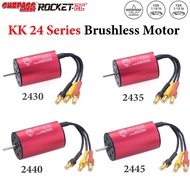 SURPASS HOBBY KK Motor 2445 2440 2435 2430 Waterproof Brushless Motor 2/2.3mm For 1/16 1/18 RC Car T