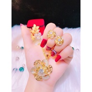 Gold-plated Vortex + Gold-Plated Vortex Earrings RCLN