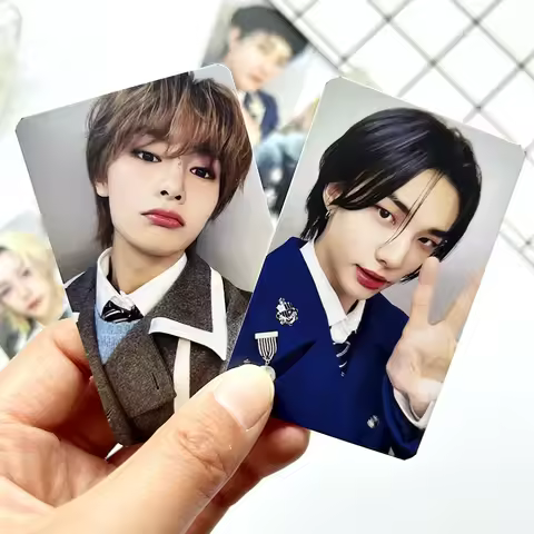 8Pcs KPOP 6th Anniversary MAGIC SCHOOL Lomo Cards New Album Card Photocards Postcards Fans Gifts Col