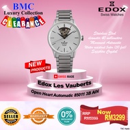 Edox Les Vauberts Open Heart Automatic 85011 3B AIN watch  NEW READY STOCKS