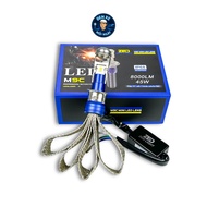 M9C ZED LIGHT Bi-Spherical LED Headlight - 45W Super Bright, Anti-Glare Cut Surface, M5/H4 Plug Fits