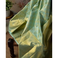 PISTA KANCHIPURAM SILK SAREE