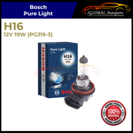 Bosch Pure Light H16 12V 19W (PGJ19-3) Front Fog Light Halogen Light Bulb (1pc)