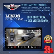 LEXUS IS250 SKY NAVI CAR ANDROID PLAYER #360 BIRD VIEW CAMERA