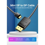 Lay port to DisplayPort Cable Mini DP to DP Adapter for Projector Macbook Pro Air Computer TV DP 1.2