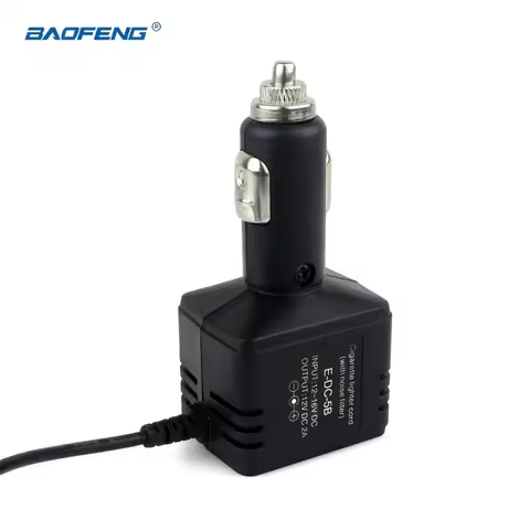 YAESU Radio E-DC-5B Car Charger Cigarette Lighter Cable for Vertex VX-6R VX7R VX6R VX-8DR FT-60R FT-