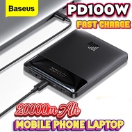 Baseus 100W Power Bank 20000mAh Blade Series PD Type-C Fast Charging Powerbank Quick Charge Laptop Tablet Phone