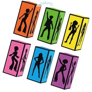 SHFY Decorative Disco Box Paper Lantern Box Centerpieces 70s 80s Party Decoration