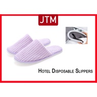 JTM 7.0mm Extra Thick Anti-slip Hotel Disposable Slippers beauty salon homestay high-end thickened cotton slippers