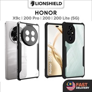 (MY) LionShield Honor X9c / 200 Pro / 200 / 200 Lite 5G Hybrid Clear Case - Shockproof Casing