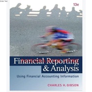 Paper Books 688 Financial Reporting and Analysis