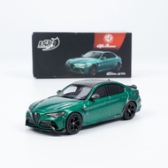 R 1:64 minigt giulia GTA Verde Montreal hợp kim màu xanh lá cây Xe hơi mô hình