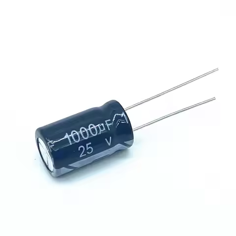 10PCS Higt quality 25V1000UF 10*17mm 1000UF 25V 10*17 Electrolytic capacitor