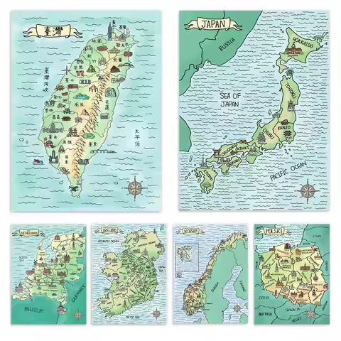 Switzerland, Netherlands, Norway, Denmark, South Africa, Japan, Italy, Poland, Ireland, Scotland, Ge