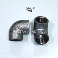 KENI BESI DRAT DALAM 3/4" / KENI BESI DD 3/4 INCH / KNEE / ELBOW