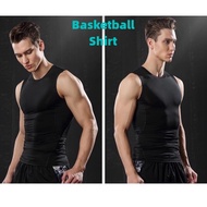 Men's Sport Tight Training Vest Speed Dry-fit Compression Fitness Tops Basketball Sando Combat Vest 