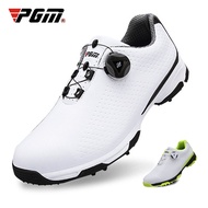 PGM Golf Shoes Men Sports Shoes Waterproof Knobs Buckle Breathable Anti-slip Golf Shoe Mens Training