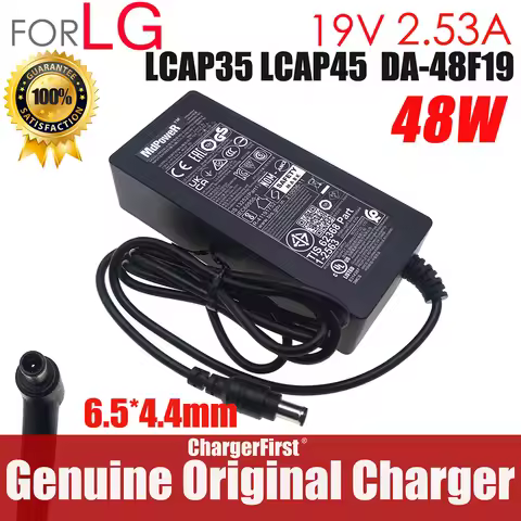 19V 2.53A 48W AC Adapter A4819-FDY DA-48F19 LCAP35 LCAP45 For LG 32 inch TV 32MB25VQ 32MB27VQ LCD Mo