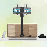 TV bracket Motorised Stand - Electric TV Lift Mount with 360° Rotation to Left and Right, Hidden in 