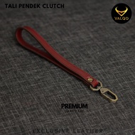 [VALQO] Tali Pendek kulit Sapi Tali Tas Clutch handbag Pouch Tas Wanita Pria