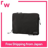 Sanwa Direct กระเป๋าใส่ B5แบบบางสำหรับ Pouch Gadgetกระเป๋า4ชั้นกระเป๋าใส่ของเดินทาง200-BAGIN030BK สี