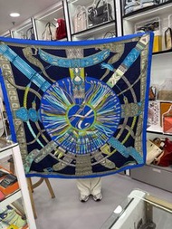 🎀Hermes Silk Scarf with Belt Pattern Size 140*140cm 愛馬仕 腰帶系列 真絲 絲巾 140x140cm