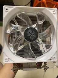 Cooler Master White CPU Cooler 單塔散雙風扇 with Copper Heatpipes