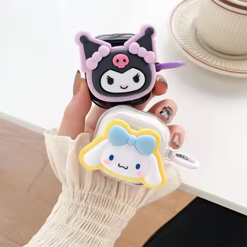 For Samsung Galaxy Buds FE Case Cute Kuromi Earphone Case For Samsung Buds 2 Live Pro Wreless Headse