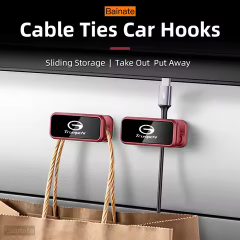 Car Hook Clips For GAC Trumpchi GS4 GS5 GS8 GM8 GA4 GA6 M6 M8 ES9, Self-Adhesive Dashboard Hanger Ke