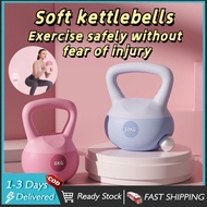 Soft Kettlebell 2-12kg Unisex Yoga Squat Dumbbell PE Coated Design Body Shaping Fitness Equipment