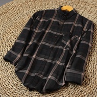 KEMEJA Men's Flannel Shirt Long Sleeve BRILL EIGHTY EIGHT PREMIUM 81