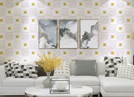 Wallpaper/sticker dinding 3d Foam motif batik Premium