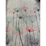 KATUN Premium embroidered cotton fabric, frin embroidered cotton fabric, floral patterned cotton fab