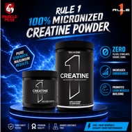 Rule 1 R1 Creatine 30/75 Servings Micronized Creatine Powder, Unflavored - Post Workout, Muscle