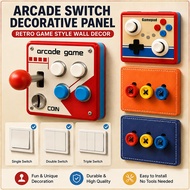 Retro Arcade Switch Panel 3D-Printed Game Console Switch Sticker Decoration 3D Creative Modification