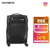 Samsonite (Samsonite) trolley case universal wheel suitcase suitcase business texture boarding case AZ7 * 09001 Black 20 inches