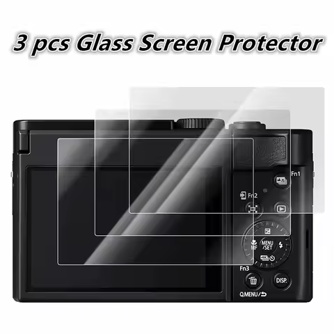 3 pcs Tempered Glass LCD Screen Protector For Panasonic Lumix S9 TZ99 ZS99 TZ95 ZS80 TZ90 ZS70 FZ80 