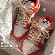 - Suitable for NIKE Air Force No. 1 af1 Black Samurai aj1 Sneakers DUNK Beige Strings with Thick Cot