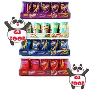 TOPFER 40Gx10PCS CRUNCHY STICK WITH CHOCOLATE/ HAZELNUT CHOCOLATE/ STRAWBERRY & CHOCOLATE/ MILK & CH