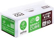 Nippon Sani Pack CSC39 Smart Cube NOCOO IN Trash Bag, 30 Liters, Handle, Translucent, Easy to Take O