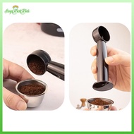 [ERHK-t] 2 In 1 Coffee Spoon 7g Standard Measuring Spoon Dual-use Bean Scoop Powder Press Scoop Coff