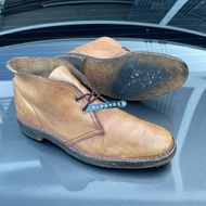 7Us 25cm 40Eu Clarks Desert Boots Genuine Leather Brown Tan by Oldshoes