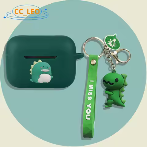 Case for Razer Hammerhead V3 HyperSpeed Silicone Soft Case Protective Sleeve Cartoon Dinosaur Piggy 