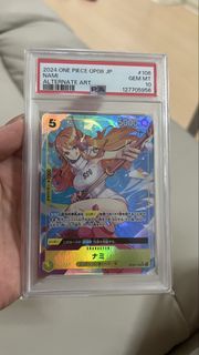 2024 ONE PIECE OP08 JP NAMI ALTERNATE ART 鑑定卡