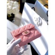 CF Classic Wallet Short Wallet Pink Carviar