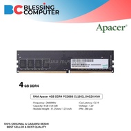 RAM Apacer 4GB DDR4 PC2666 CL19 EL.04G2V.KNH / Ram 4GB DDR4 2666