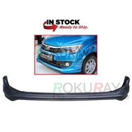 Perodua Bezza (2016) Gear Up Style Front Bumper Skirt Lip Spoiler Polyurethane PU Bodykit - Raw Material Rubber State