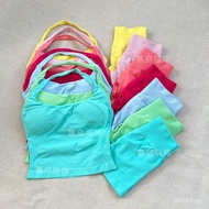 Yoga Suit Women's Vest Yoga Style Vest Hanging Ready Stock Seamless Shorts Suit Same Neck Fitness df